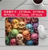 Mouse Pad Gamer Menina com Orelhas de Gato Cyberpunk Borda Antiderrapante Travada Pequeno Pad para Teclado de Escritório Gamer Múltiplos Tamanhos