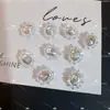 Caja Mágica Mariposa de Diamante Calabaza Corazón Flor Redonda Multicolor Ocho Agujeros Separadores Cuentas DIY Pulsera de Cuentas Accesorios para Collares