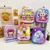 Mochila escolar de dibujos animados para niños, nueva, para guardería, pequeña, para bebés, bonita, moderna, tipo cáscara de huevo.