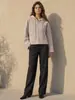 Abrigo de Lana con Capucha Otoño/Invierno 2026, Talla Pequeña Abrigo Casual de Lana por Ambos Lados para Mujer, Abrigo de Mujer CEID