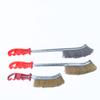 Cepillo de Alambre Tipo Cuchillo Cepillo Alambre de Acero Inoxidable 304 Cepillo de Alambre Cobreado Remoción de Óxido Limpieza de Ranuras Mango de Plástico Mango de Madera Cepillo de Hierro
