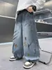 Nueva colección de otoño de pantalones vaqueros para niños, con diseños de moda, estampados de grafiti y un look estiloso adecuado para niños y estudiantes de secundaria.
