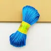 Hilo de Tejer DIY Cuerda de Colores Material Hecho a Mano Cuerda de Nudo Chino Cuerdas de 10 Colores Material de Hilo para Jardín de Infancia