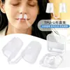 Dilatador de clip nasal para dormir por la noche, previene la apertura de la boca y los ronquidos, clip nasal en forma de U dispositivo físico para cerrar la boca anti-ronquidos, en caja