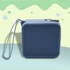 Nova bolsa de moedas quadrada de silicone da moda, grande capacidade, fone de ouvido, chave, bolsa de armazenamento de moedas, bolsa de cosméticos portátil de viagem