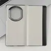 Adecuado para Huawei Matex7 Funda de Cuero Magnética para Dormir, Funda Plegable de Cuero Lisa, Funda Protectora Anticaídas de Negocios a la Moda, Modelo Nuevo para Hombres