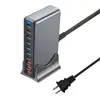 Cargador de Escritorio Multifuncional Pd de Nitruro de Galio de 800W con Carga Rápida Pd de 765W 730W Nuevo Cargador Transfronterizo de 10 Puertos