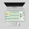 2026 Ano do Cavalo Calendário Mouse Pad Desenho Animado Simples Tapete de Mesa de Escritório Antiderrapante Venda Direta de Fábrica Atacado Publicidade