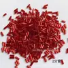 Relleno de Plata Rojo M37 Fila Juego Completo de Cuentas de Arroz, Cuentas Tubulares, Cuentas de Esquina, Cuentas Sueltas, Joyería Hecha a Mano para Bricolaje, Accesorios para Ropa Cosidos a Mano