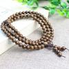 Pulsera de Madera Ala de Pollo para Hombres y Mujeres, Regalo de Joyería para Parejas, Pulsera de Cuentas de Oración, Juguete de Madera con 108 Cuentas