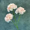 Flores artificiales de hortensia de múltiples cabezas para arreglos de boda, decoración de ventanas, arreglos florales, flores de seda hechas a mano, adornos de flores artificiales transfronterizos al por mayor