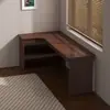 Mesa de Escritório Doméstico Moderna e Simples Mesa de Estudo Doméstico para Estudantes Estante de Livros para Quarto Estante de Livros Mesa Integrada para Computador de Mesa