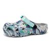 Zapatos de Cueva Camuflados para Hombre Verano Exterior Playa Sandalias Ropa Exterior Doble Propósito Antideslizantes Resistentes al Desgaste Suela Suave Zapatillas de Punta Cerrada