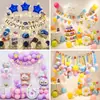Ins Conjunto de Balões para Decoração de Aniversário Meninos Meninas Festa de Aniversário de Bebê Adereços para Fantasia