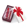Caja de Regalo Exquisita con Lazo para el Día del Maestro, Caja de Recuerdo para Festividades, Caja de Tapa y Base, Caja de Regalo para el Día de San Valentín al por Mayor