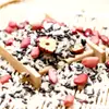 Gachas de Laba, Gachas de Frijol Rojo y Cebada, Camote, Arroz Negro, Gachas de Semilla de Loto y Lirio, Gachas de Mijo, Gachas de Cinco Granos, Gachas de Ocho Tesoros