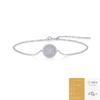 Pulseira Elegante e Versátil de Prata S925 para Mulheres, Pulseira de Moissanita Resistente ao Desbotamento Novo Estilo, Joia Popular de Venda Transfronteiriça
