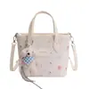 Bolsa de Mão, Bolsa Tote Pequena, Bolsa de Trabalho Exquisita e Versátil, Bolsa de Ombro Transversal Estilo Doce Desenho Animado Nicho Coreano