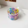 Elásticos de Cabelo para Meninas, Pequenos Elásticos de Cabelo de Alta Elasticidade, Cordas de Cabelo Descartáveis, Anéis de Cabelo Duráveis, Elásticos de Cabelo Pretos, Elásticos de Cabelo Infantis Que Não Danificam o Cabelo