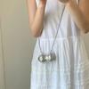 Mini Bolso de Cadena Diamantado de Cacahuete Acrílico 2025 Diseño de Moda Tendencia para Niñas Bolso Cruzado de Hombro para Pintalabios Mujeres