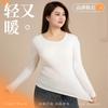 Ropa Fina de Otoño e Invierno y Pantalones Traje de Mujer Tallas Grandes chica rellenita Ajustado Camiseta Base Interior y Pantalones