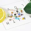 Cuentas de Cristal Rombo de 4 mm Cuentas Sueltas DIY Hecho a Mano Cuentas Puntiagudas Material para Abalorios Cuentas Espaciadoras para Pulseras Accesorios de Joyería Venta al por Mayor