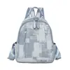Mochila única para mujer, moderna y casual, estilo coreano, versátil para el uso diario, gran capacidad, mochila de lujo ligero
