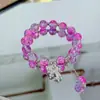 Pulseira Quebrada de Jade Borboleta Super Fada para Mulheres Design de Nicho Ins Fada da Floresta Doce Colorida Pulseira de Contas para Melhor Amiga