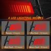 Luz trasera de bicicleta con carga USB 056, luz trasera para bicicleta de montaña, conducción nocturna, bicicleta de carretera, luz trasera creativa brillante
