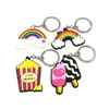 Llavero de PVC de Dibujos Animados Anime Creativo en Stock Transfronterizo Lindo Colgante de Accesorio para Bolso Anillo de Llave Regalo