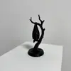 Novo produto transfronteiriço: Estátua de morcego pendurada impressa em 3D, decoração de Halloween, morcego gótico de cabeça para baixo, ornamento de mesa de terror