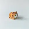 Talla de Madera Hecha a Mano de Gatitos y Cachorros de Tigre, Adornos de Escritorio, Esculturas de Madera, Artesanías de Madera Maciza, Artículos Decorativos