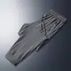 Calças casuais de trabalho masculinas para o verão, para canteiros de obras, vestuário de trabalho com bolsos com zíper, corte solto, duráveis para o verão, adequadas para trabalhadores de proteção ao trabalho