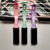 Cepillo para lavar ropa de pelo suave negro grande cifrado mango largo de plástico engrosado cepillo para lavar zapatos cepillo de limpieza de baño de pelo blanco