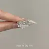 "Gota de Agua Dinámica" Moda Retro Vintage Anillo con Borla de Gota de Agua Diseño de Nicho Elegante Anillo para Dedo Índice para Mujeres