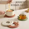 Tapete de silicona drenante y aislante térmico para encimeras de cocina, tapete antideslizante y resistente al calor para uso doméstico, posavasos para tazas de té, almacenamiento, resistente a altas temperaturas