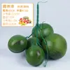 Modelo de fruta de plástico de simulación manzana piña pera melón Hami naranja fruta y verdura falsa accesorios para fotografía alimentos y juego materiales didácticos