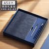 Caja de regalo de cuaderno de negocios LOGO imprimible personalizado diario grueso para hombre a5 actas de reunión 2024 nuevo