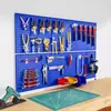 Banco de Trabajo Panel Perforado Hardware Estante para Herramientas Estante de Almacenamiento Pared de Herramientas Taladro Llave Almacenamiento Estante de Exhibición Agujero Cuadrado Engrosado