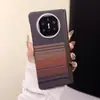 Funda magnética para teléfono plegable de eje Huawei Mate X6, patrón de Kevlar, cubierta protectora resistente a caídas con borde cubierto MATEx5
