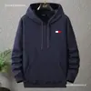 Suéter com Capuz da Moda Masculino para Primavera e Outono, Moletom de Inverno, Jaqueta Moletom Casual Solta com Bolso