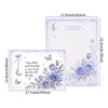 Conjunto de Papel de Carta e Envelope Borboleta Lunar Rosa Púrpura, Papel de Carta Estilo Ins para Presente, Carta Manuscrita Espessa Desenho Animado para Presente, Decoração de Mensagem