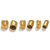 Fivela de corrente de balde de aço inoxidável Fivela de corda Vácuo chapeado Fivela de conexão de corda de couro 18K DIY Pulseira Corrente de pé Acessórios de joias artesanais