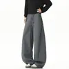 Novedad Otoño 2026 Pantalones Anchos Transpirables de Secado Rápido para Hombre, Pantalones Casuales Sueltos con Efecto de Caída, Moda de Talla Grande, Pantalones Largos de Marca de Tendencia