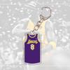 Nuevo Llavero de Refresco de la NBA Colgante de Dibujos Animados Llavero de Acrílico de Anime de Doble Cara