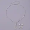 Lujo Ligero, Magnífico, Gama Alta, Joyería Versátil, Conjunto de Collar y Aretes de Diseño de Nicho, Vestido de Dama de Boda, Accesorios para Banquetes