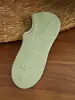 Calcetines de Malla para Mujer Tipo Barco, Calcetines de Algodón Puro, Antideslizantes, Invisibles, Calcetines Cortos Transpirables Finos para Mujer