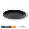 Vajilla de melamina A5 plato para olla caliente negro creativo plato para barbacoa barbacoa imitación porcelana plato rectangular para carne tazón comercial