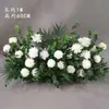 Arreglos Florales de Boda Estilo Bosque, Macetas Colgantes, Flores de Seda, Decoraciones de Pasillo, Decoraciones para la Ceremonia de Entrega del Coche de Boda, Escaparates, Plantas Verdes