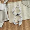Bufanda de Cuadros Fresca y Sencilla Estilo Coreano con un Toque Juvenil, Moderna y Casual para Salidas, Bufanda de Seda de Primavera, Accesorio de Cuello Delgado y Artístico